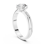 Round Solitaire Engagement Ring