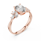 Oval & Marquise Lab Grown Diamond Ring