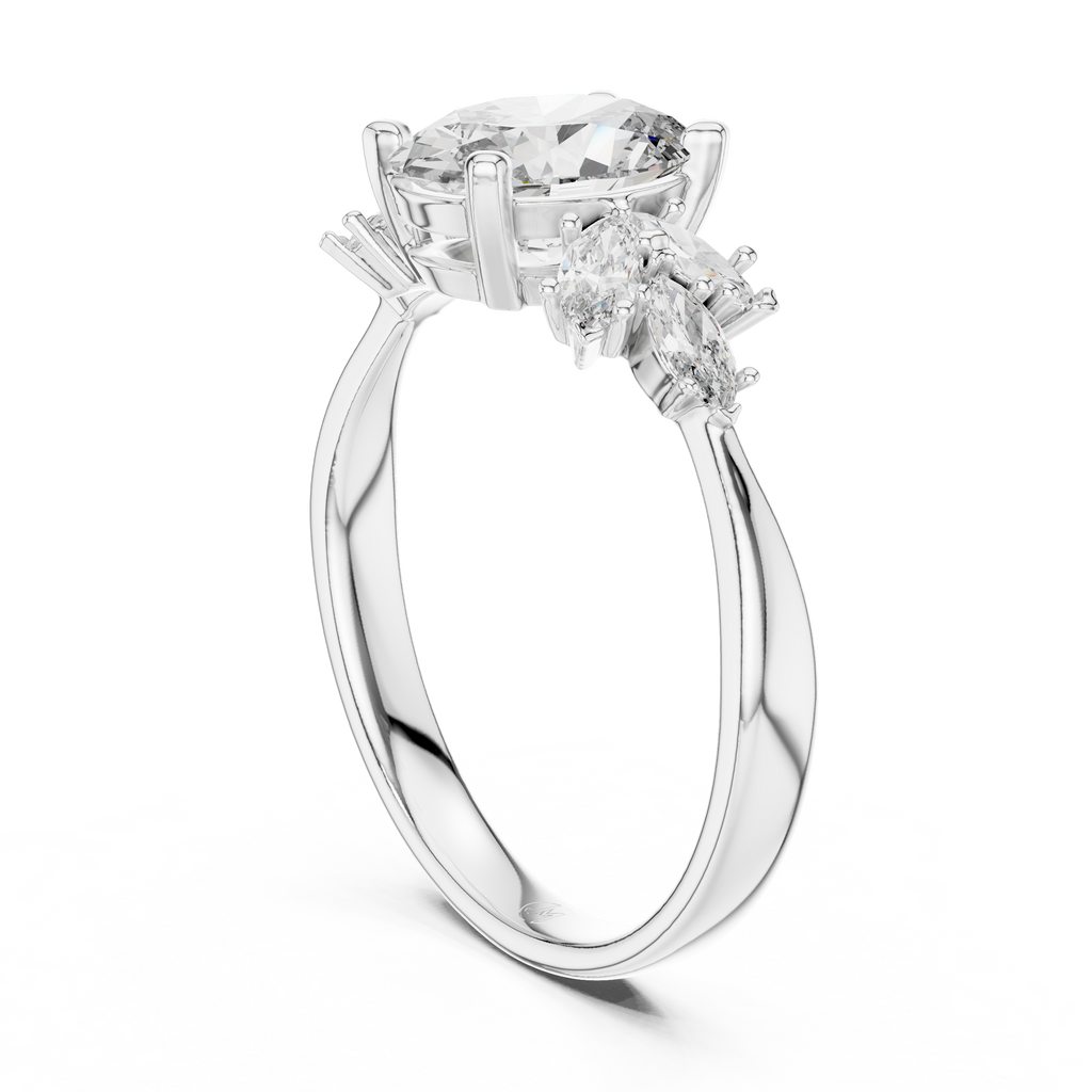 Oval & Marquise Lab Grown Diamond Ring