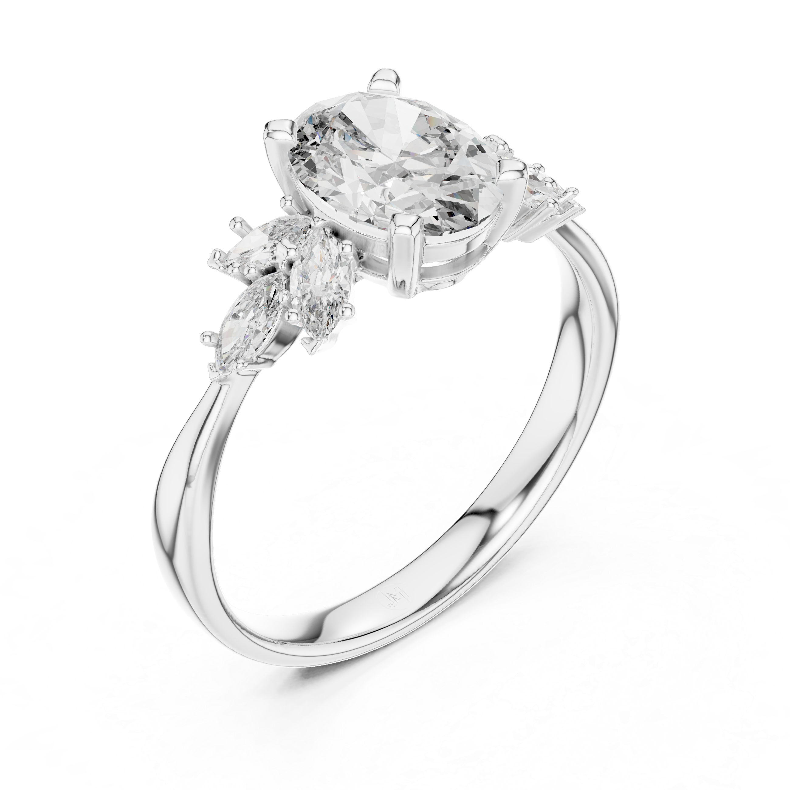 Oval & Marquise Lab Grown Diamond Ring