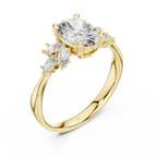 Oval & Marquise Lab Grown Diamond Ring