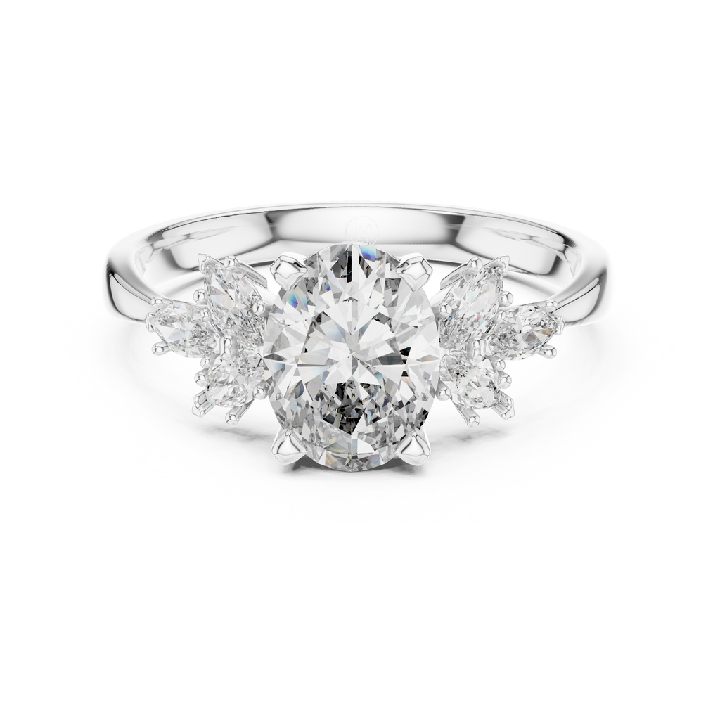 Oval & Marquise Lab Grown Diamond Ring