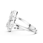 Toi et Moi Halo 3 Lab Grown Diamond Ring