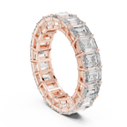 Emerald Cut Diamond Full Eternity Band