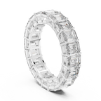 Emerald Cut Diamond Full Eternity Band