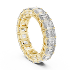 Emerald Cut Diamond Full Eternity Band