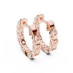 Diamond Hoop Earrings