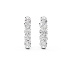 Diamond Hoop Earrings