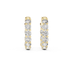 Diamond Hoop Earrings