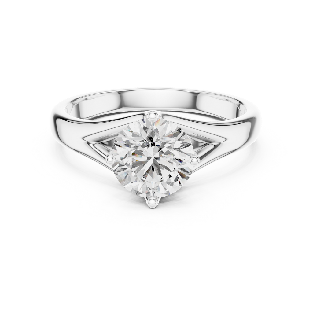 Classic Round Solitaire Ring