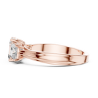 Emerald & Princess Lab Grown Diamond Three Stone Ring