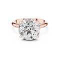Solitaire Diamond Hidden Halo Ring