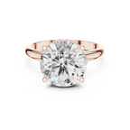 Solitaire Diamond Hidden Halo Ring