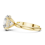 Solitaire Diamond Hidden Halo Ring