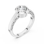 Classic Bezel Solitaire Diamond Ring