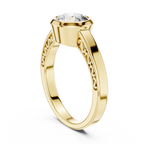 Classic Bezel Solitaire Diamond Ring