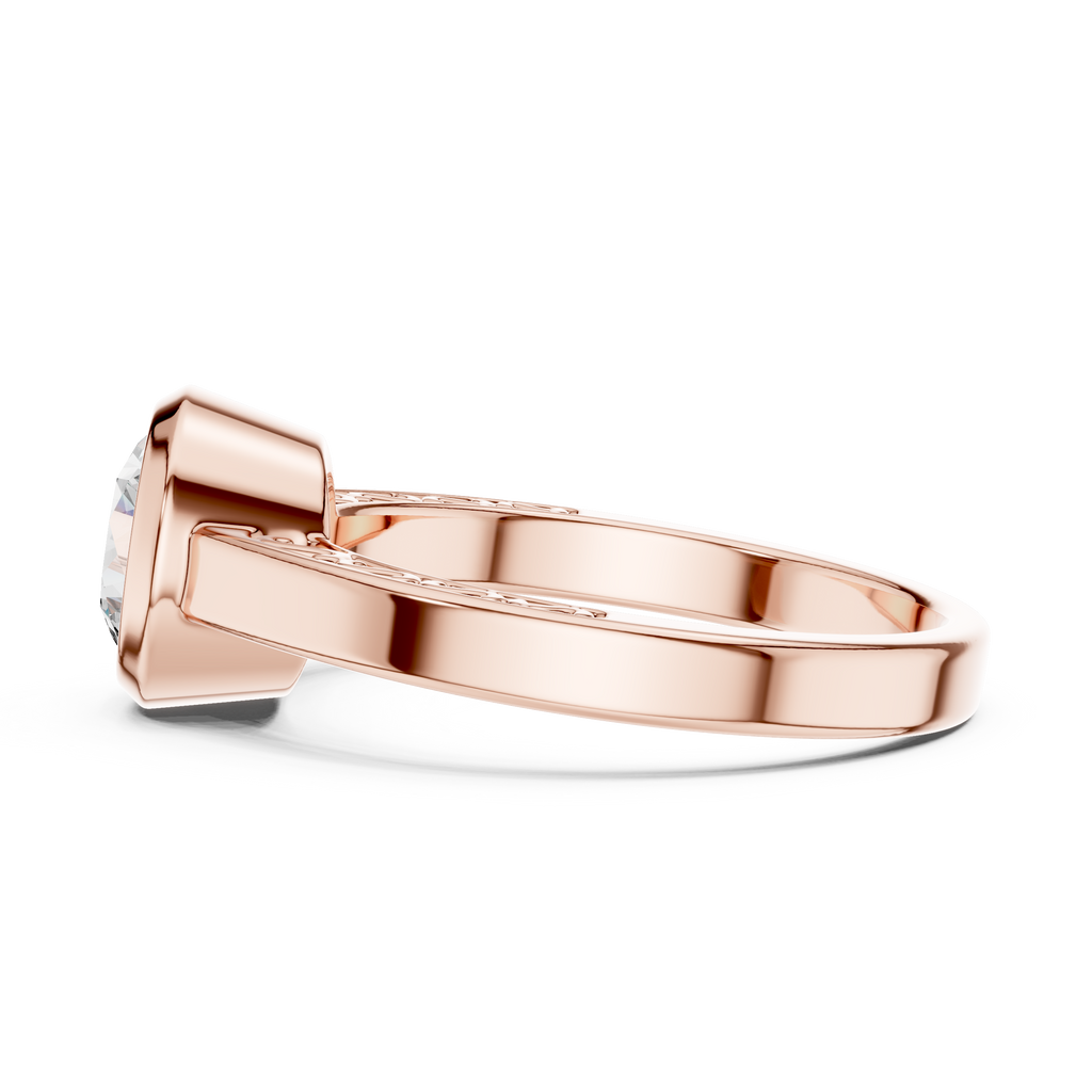 Classic Bezel Solitaire Diamond Ring