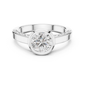 Classic Bezel Solitaire Diamond Ring