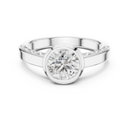 Classic Bezel Solitaire Diamond Ring