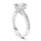 Emerald Cut Lab Grown Diamond Ring