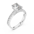 Emerald Cut Lab Grown Diamond Ring