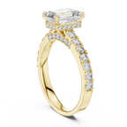 Emerald Cut Lab Grown Diamond Ring