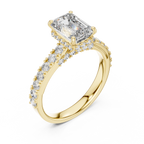 Emerald Cut Lab Grown Diamond Ring