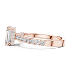 Emerald Cut Lab Grown Diamond Ring