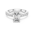 Emerald Cut Lab Grown Diamond Ring