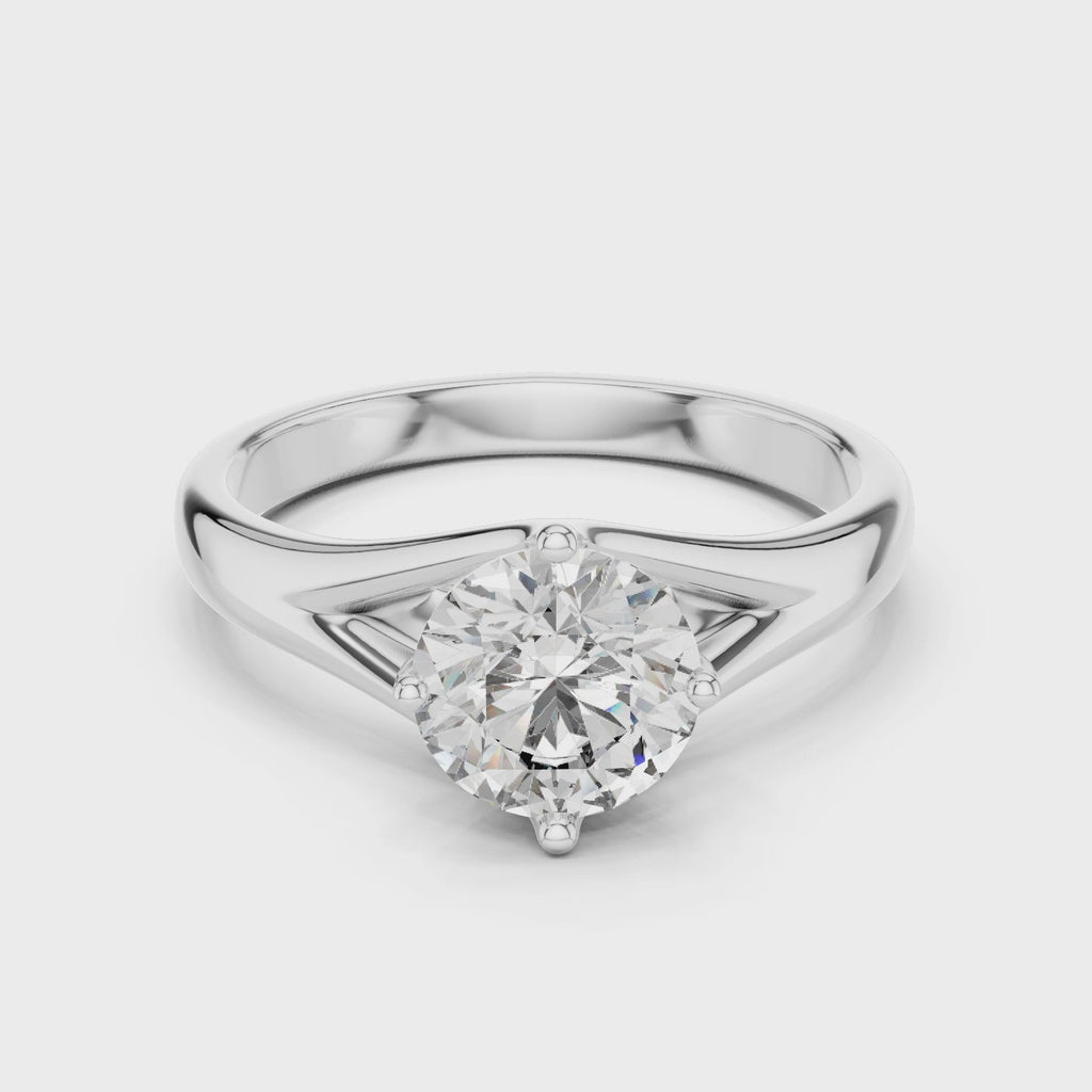 Classic Round Solitaire Ring