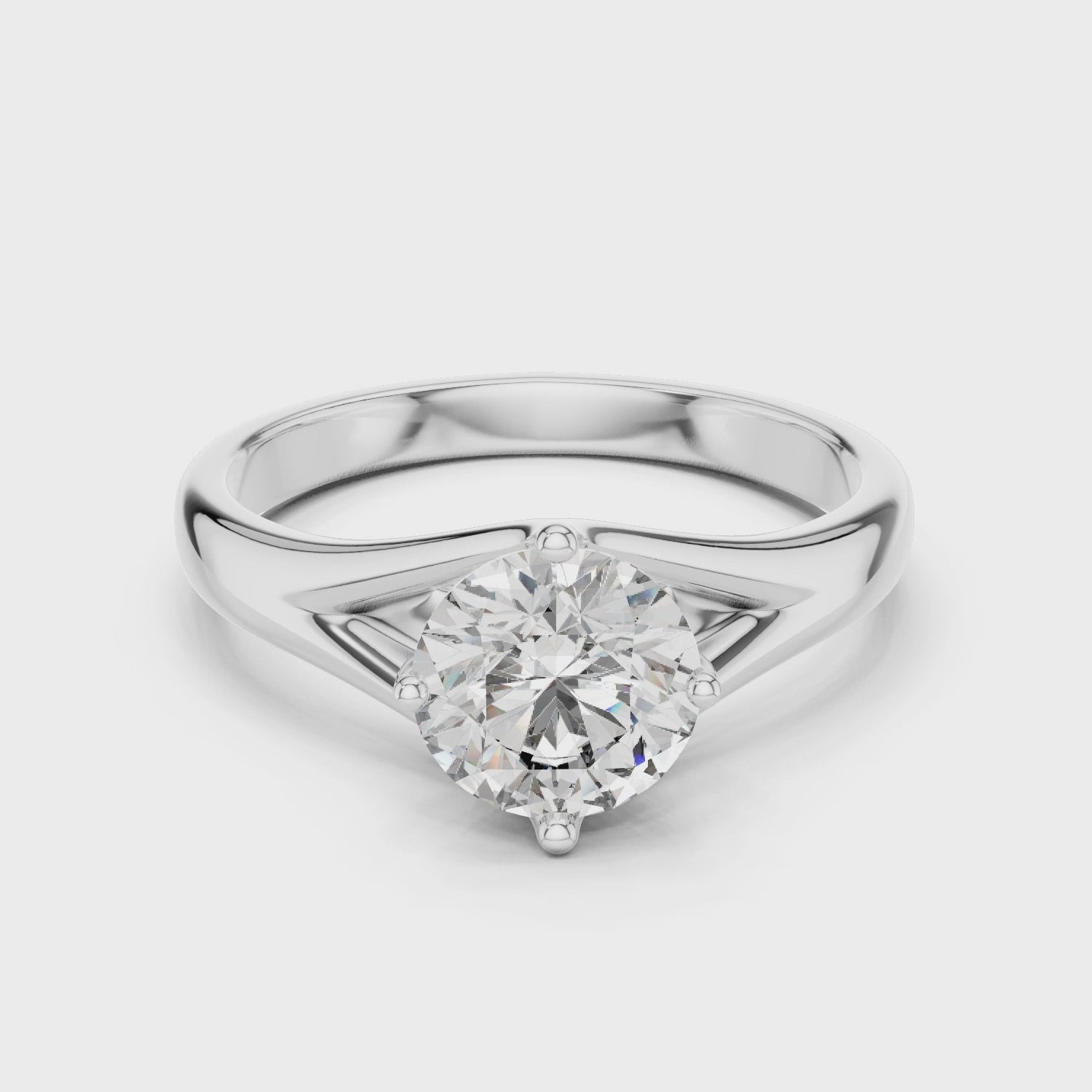 Classic Round Solitaire Ring