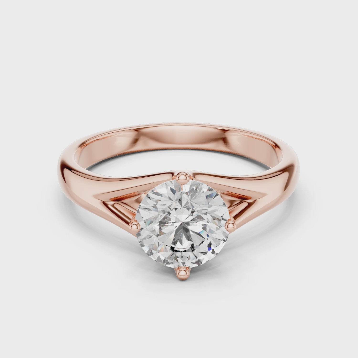 Classic Round Solitaire Ring