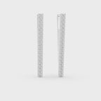 Triangle Drop Diamond Earrings