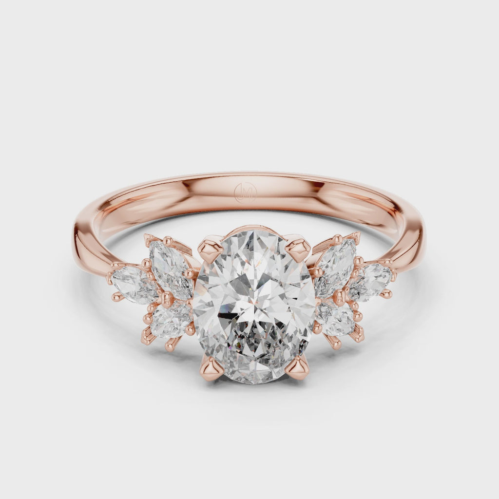 Oval & Marquise Lab Grown Diamond Ring